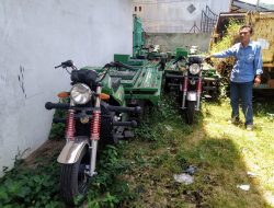 Ditemukan Warga di Sibolga; 10 Unit Betor Milik Kementerian Lingkungan Hidup dan Kehutanan ‘Terlantar’