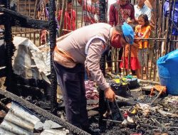 Sebuah Rumah di Mungkur Ludes Terbakar; Polisi Masih Selidiki Penyebab Kebakaran