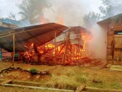 1 Unit Rumah di Kecamatan Lumut Terbakar saat Pemilik Sedang Istirahat