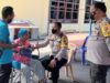 Warga Lansia Penerima Vaksin Dapat Hadiah Kursi Roda dari Kapolres Sibolga