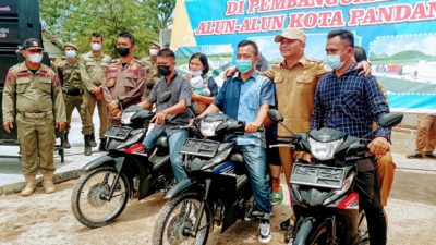 3 Anggota Satpol PP yang Terjerat Hukum saat Bertugas Dihadiahi Sepeda Motor oleh Bupati Tapteng