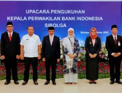 Pengukuhan KPw Bank Indonesia Sibolga, Deputi Gubernur Sampaikan Pesan Khusus