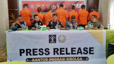 Imigrasi Sibolga dan TIMPORA Amankan 7 WNA | Tak Sanggup Bayar Denda, Akan Segera Dideportasi