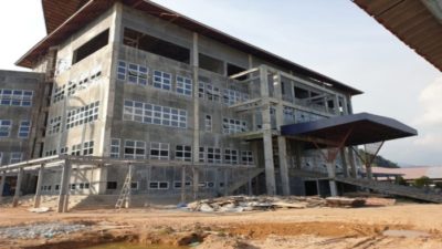 Pembangunan Kantor Bupati Tapteng Dikerjakan Bertahap, Bukan Mangkrak