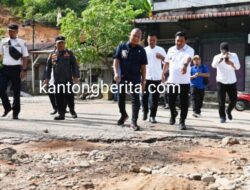 Wali Kota Sibolga dan Anggota DPRD Sumut Rahmansyah Sibarani Tinjau Jalan Rusak di Aek Parombunan