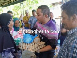 Bakhtiar Sibarani Buka Lagi Pasar Murah, Kali Ini di Barus dengan 4.000 Paket Sembako