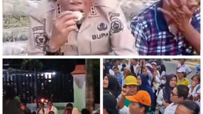 Nakes Demo di Depan Kantor Bupati, Masinton Asyik Makan Durian di Sipange