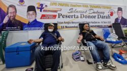 DPD NasDem Tapteng Gelar Donor Darah, Cek Kesehatan Gratis dan Berbagi Sembako ke Panti Asuhan